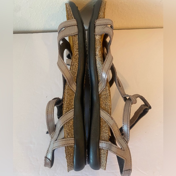 Naot Women's Dorith In Silver Threads Leather - 38 - Picture 4 of 11